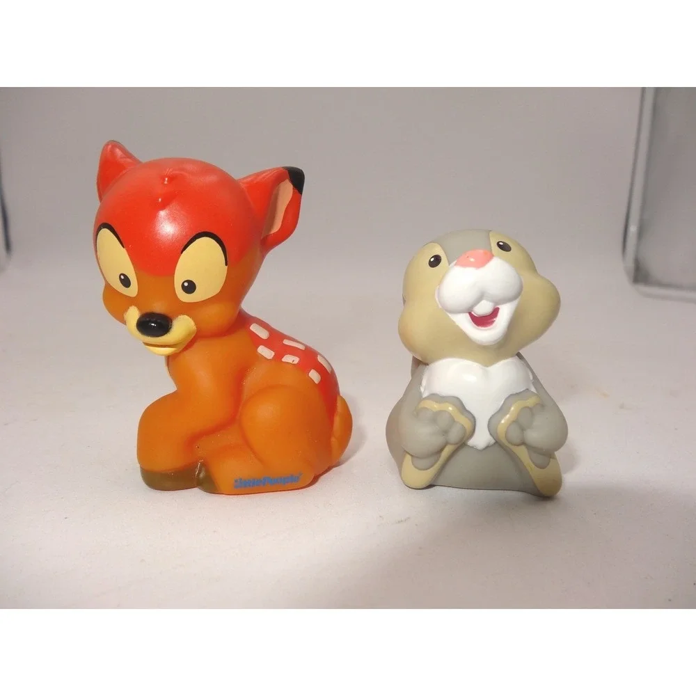 Fisher Price Little People Disney Bambi Thumper Winter Ice Skating Rink Playset‎
